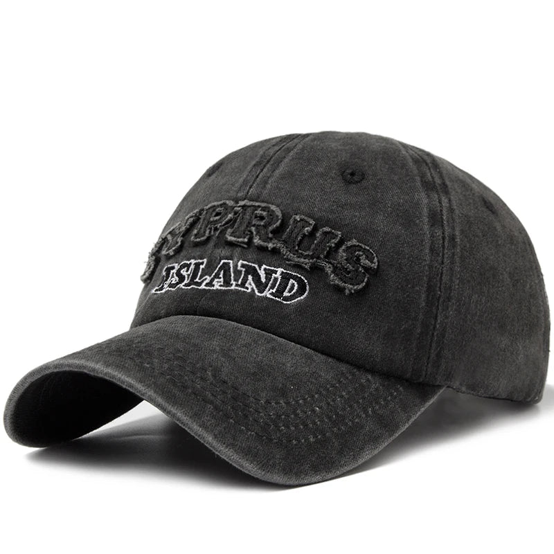 Washing Retro Style Baseball Cap For Men