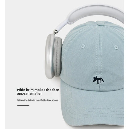 Muji Little Fox Embroidered Baseball Cap