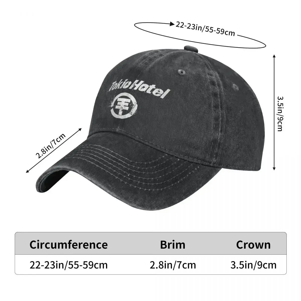 Fashion Tokio Hotel Baseball Cap Men Women