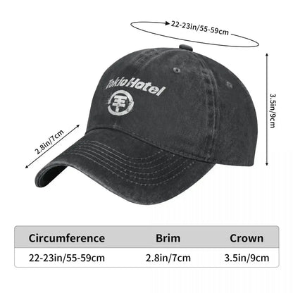 Fashion Tokio Hotel Baseball Cap Men Women