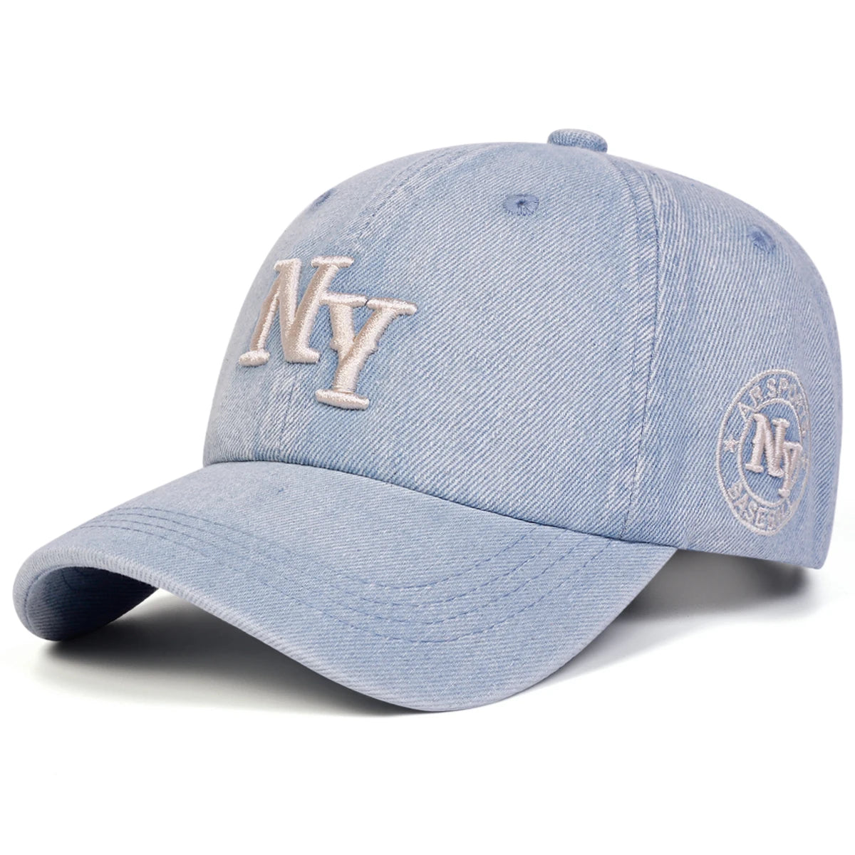 Unisex Letter Embroidery Cowboy Baseball Caps Spring Autumn
