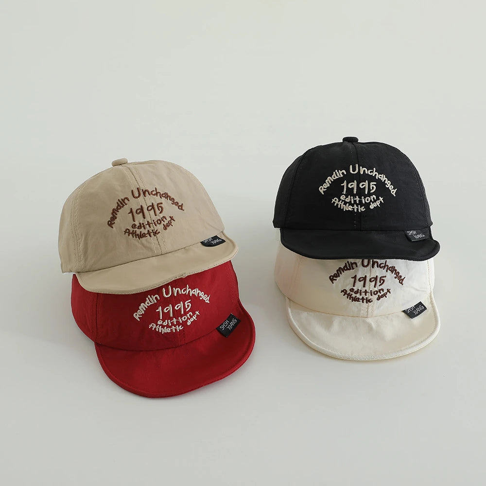 Quick Drying Baby Duck Tongue Hat Summer Eave Kids Baseball Cap For Children Summer Sun Hats