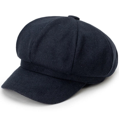 Woolen Solid Color Beret Fashion Outdoor Cotton Hat