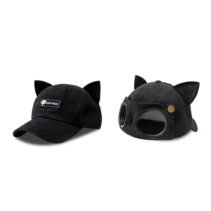 Unisex Summer Baseball Caps With Glasses Aviator Hat