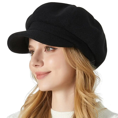 Solid Color Fashion Beret Outdoor Cotton Hat