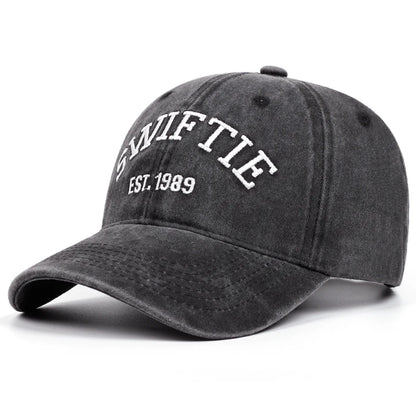 Swiftie Washed Retro Aged Letter Embroidery Baseball Caps Women Men