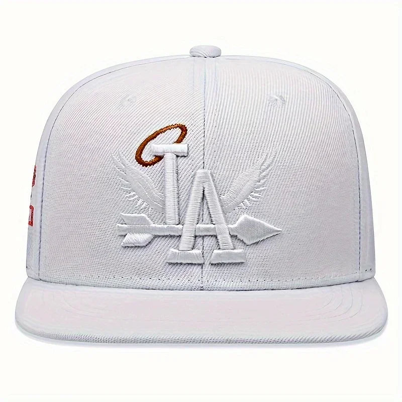 1/2/3/4PCS Fashion Unisex LA Embroidery Snapback Caps Los Angeles Angel Wings Hip Hop Caps