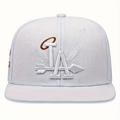1/2/3/4PCS Fashion Unisex LA Embroidery Snapback Caps Los Angeles Angel Wings Hip Hop Caps