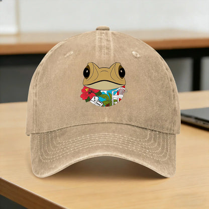 World Tour Washed Baseball Cap
