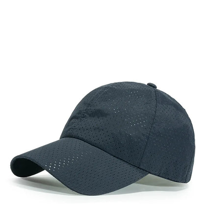 Men's Hat Perforated Mesh Baseball Cap for Women Cycling Sports