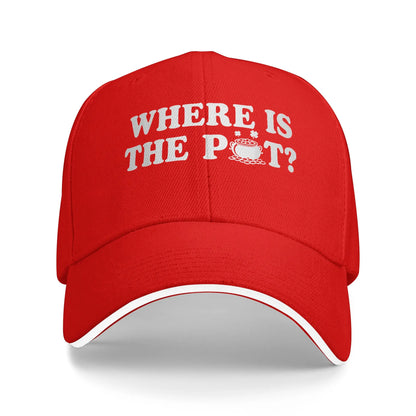 Where Is The Pot Funny St Patrick Day Quote Baseball Cap
