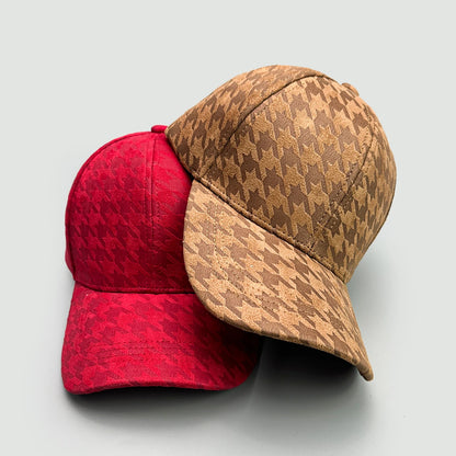 Classical Retro Houndstooth Baseball Hats