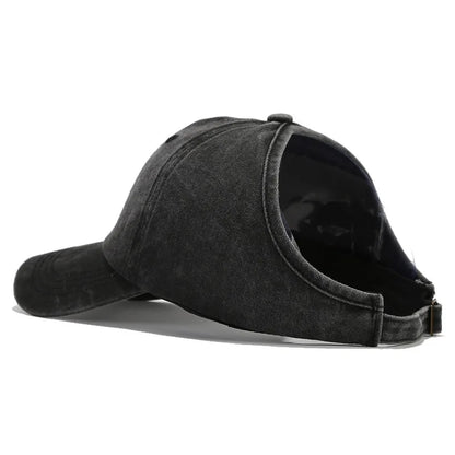 Women's Baseball Cap with Ponytail Design Suitable for Outdoor Sports