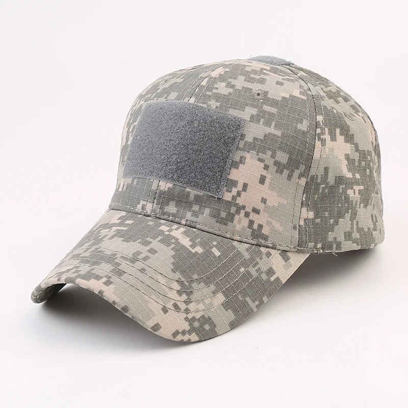 Men Camouflage Baseball Cap Camo Hat Camouflage Outdoor Sports Cap Camo Tactical Cap