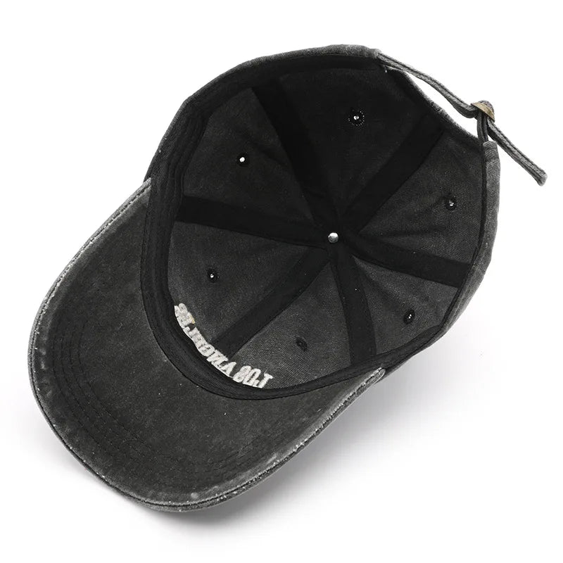 Personality Female Wash Do Old Letter Embroidery Los Angeles 1850 Cap Outdoor Male Sports Baseball Cap