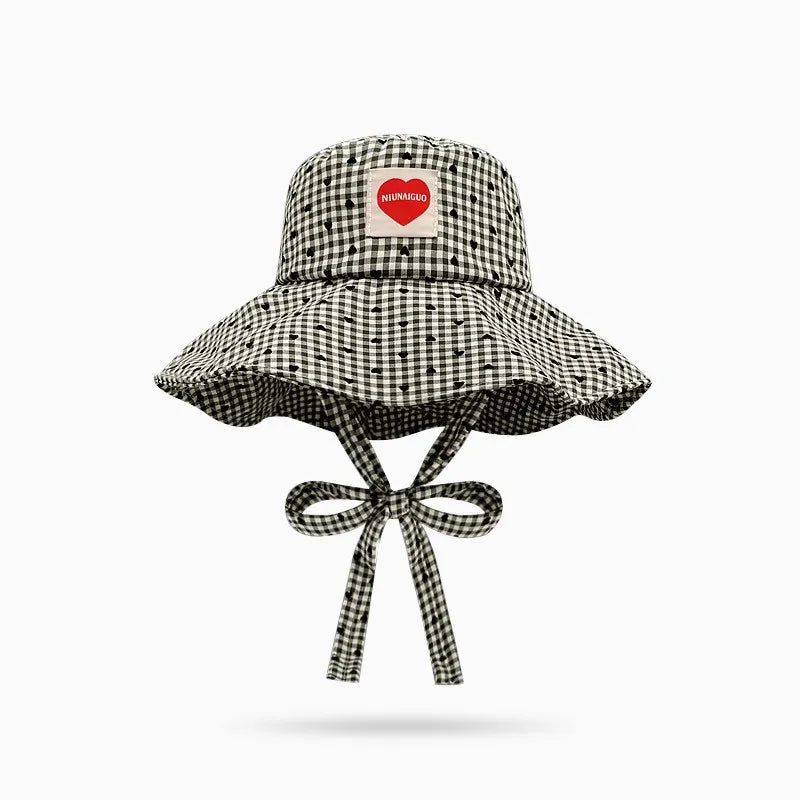 Summer Grid Wide Arrival Love Fisherman's Hat