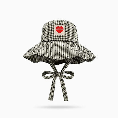 Summer Grid Wide Arrival Love Fisherman's Hat