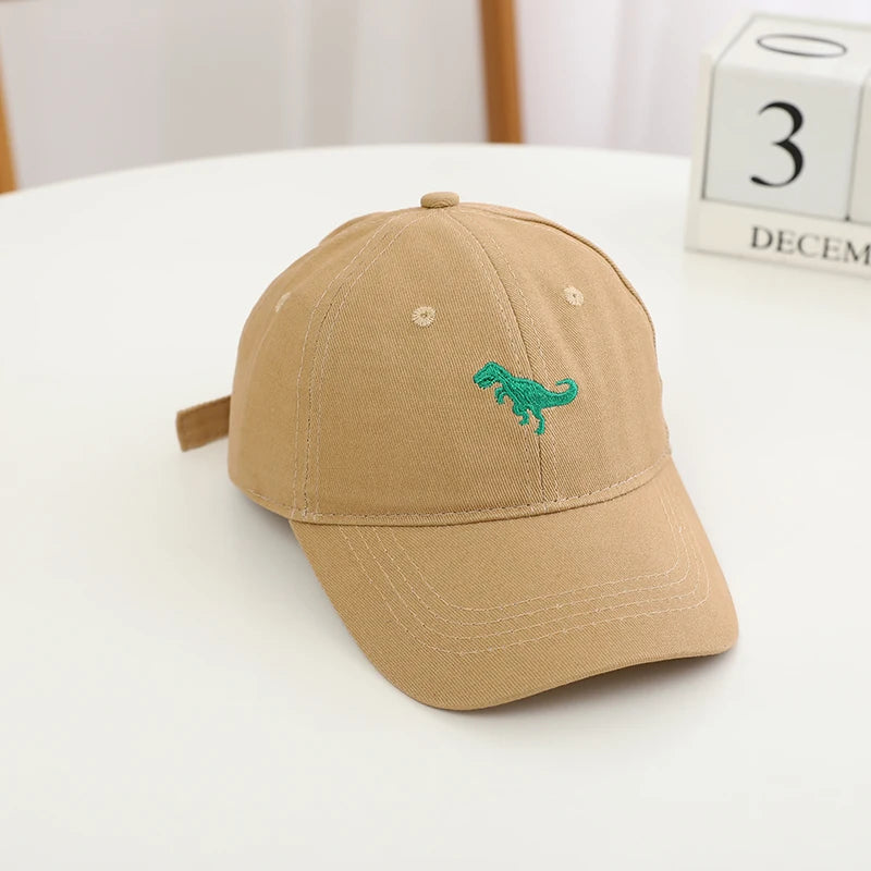 Dinosaur Embroidered Children's Baseball Cap Summer Caps Boys Girls
