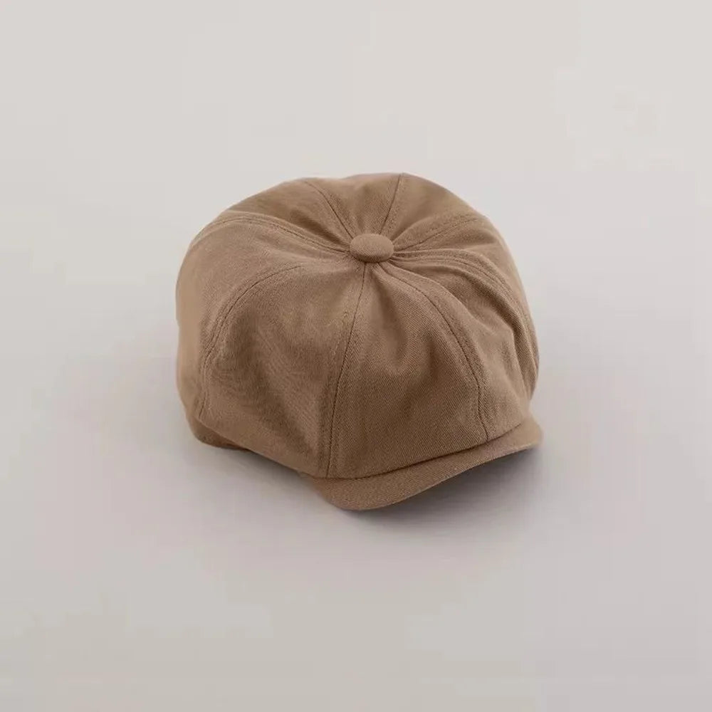 Fashion Solid Color Newsboy Hat