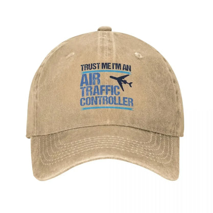 Trust Me Washed Baseball Cap I am An Air Traffic Controller Casual