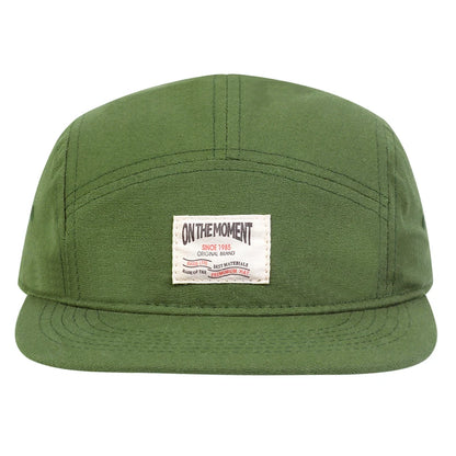 On The Moment Cotton 5 Panel Baseball Cap Hip Hop Hats For Men Women