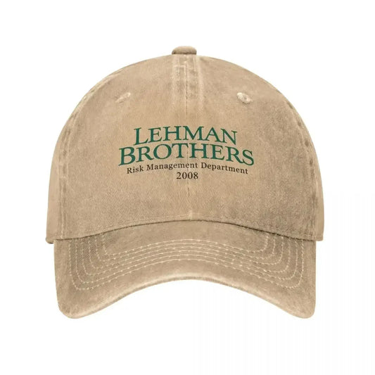 Retro Lehman Brothers Risk Management Department 2008 Trucker Hat