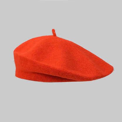 Korean Women Beret Hat Autumn Winter Fashion Casual Warm