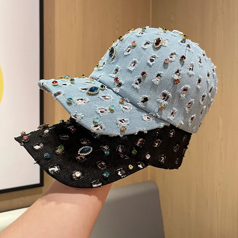 New Spring/Summer Washed Denim Baseball Cap