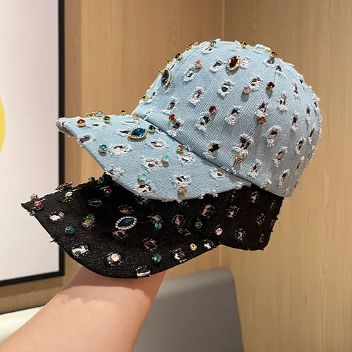New Spring/Summer Washed Denim Baseball Cap