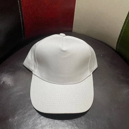 Unisex Solid Color 5 Panel Baseball Cap Trendy Casual Sport Hat