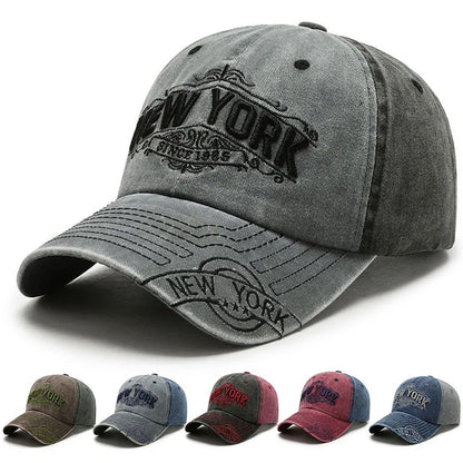 Fashion Patchwork Baseball Hat For Women Men Vintage