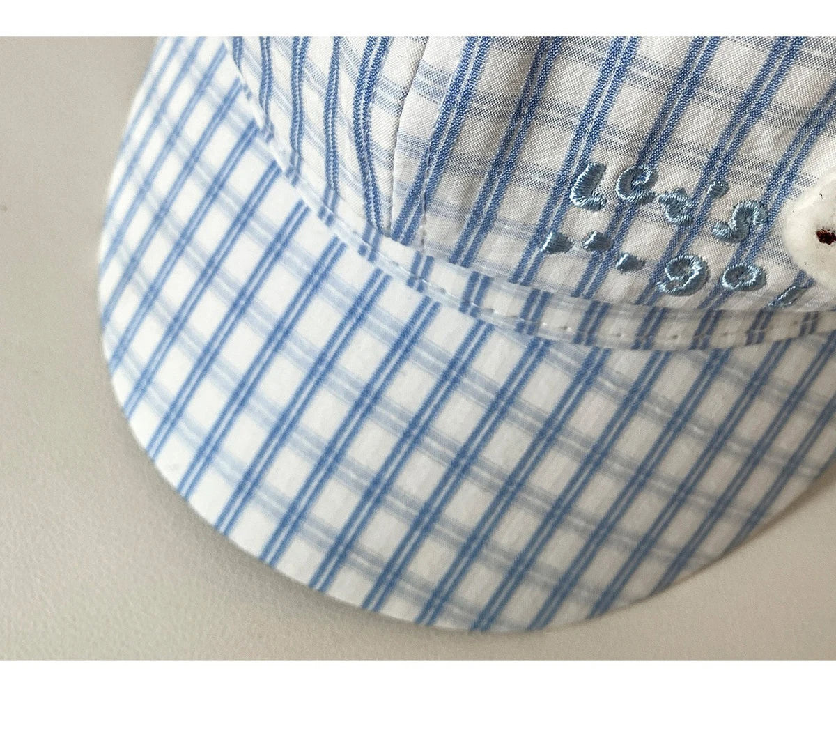 Cat Ear Plaid Newsboy Cap Y2k Aesthetic For Women Kawaii Octagonal Painter Hat Street Snap Sweet Girl Cap