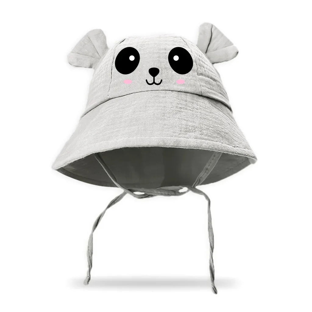 Cute Baby Bear Hat For Boys And Girls Breathable Beach Hat