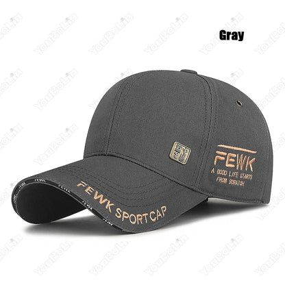 New Fashion High Quality Unisex Style Letters Embroidery Cotton Adjustable Baseball Cap Sun Hat Trucker Caps