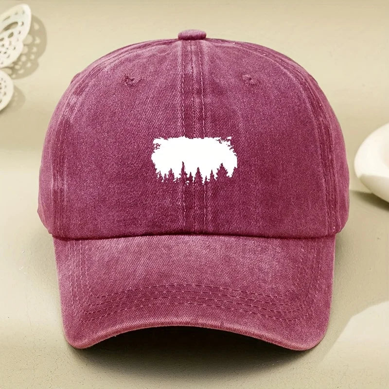 Forest Printed Baseball Cap for Men and Women