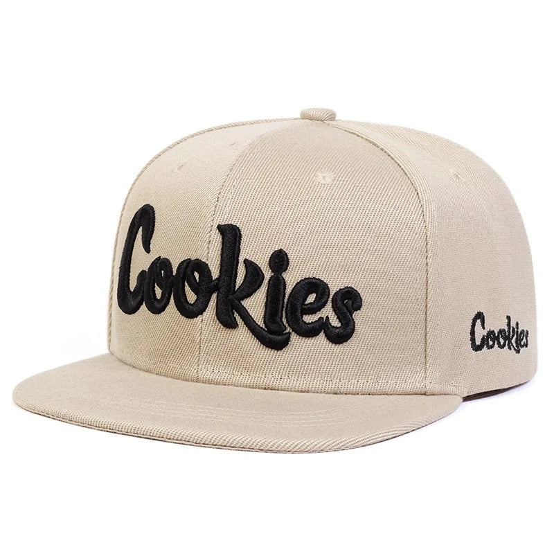 Unisex Cookies Embroidery Hip-Hop Hats Spring Autumn