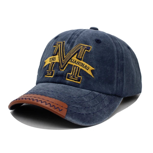 Unisex Vintage Cotton Snapback Caps Men Baseball Cap Hats