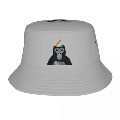 Gorilla Tag Monkey Bucket Hats Panama Hat Children Bob Fisherman Hats