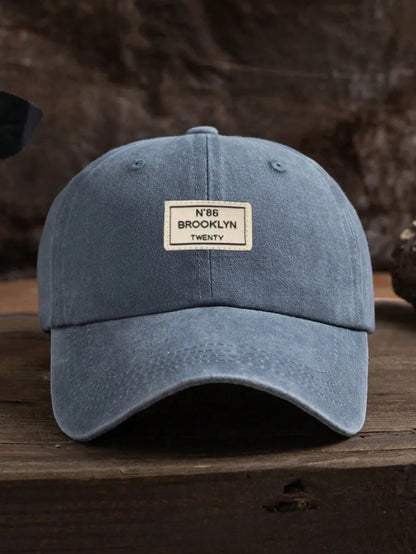 Unisex Washed Denim Baseball Cap Adjustable Casual Hat