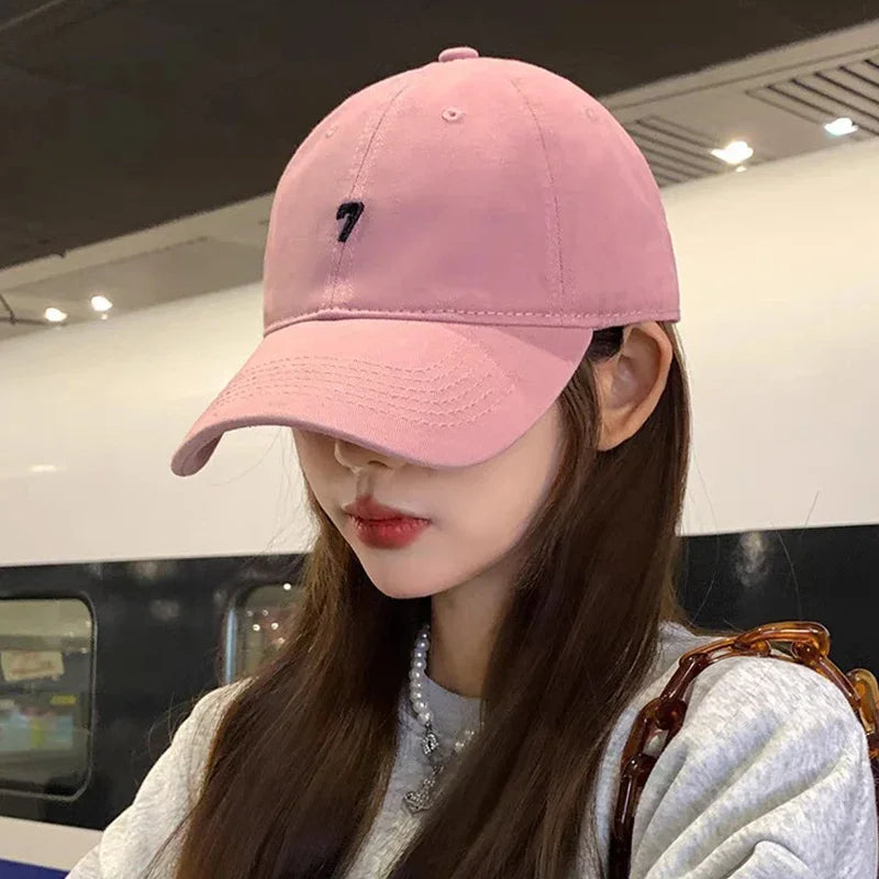 Number Embroidery Baseball Caps for Men Women