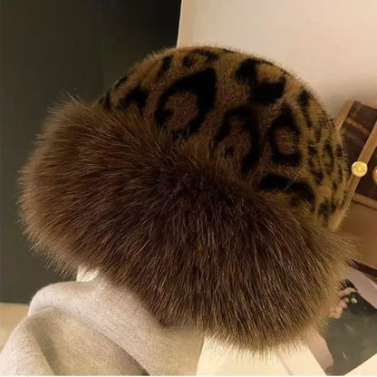2024 Winter Plush Ear Keep Warm Headgear Fluffy Fur Protection Cap