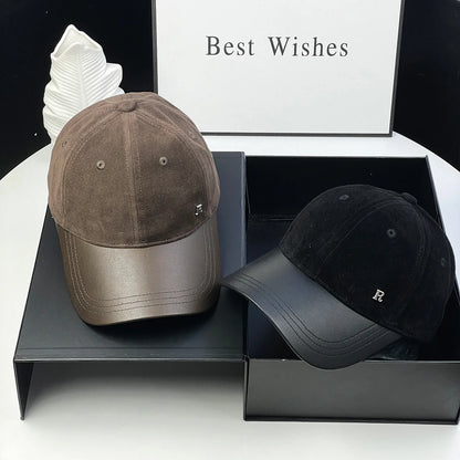 Autumn Winter New Korean And Japanese Style Suede Baseball Cap