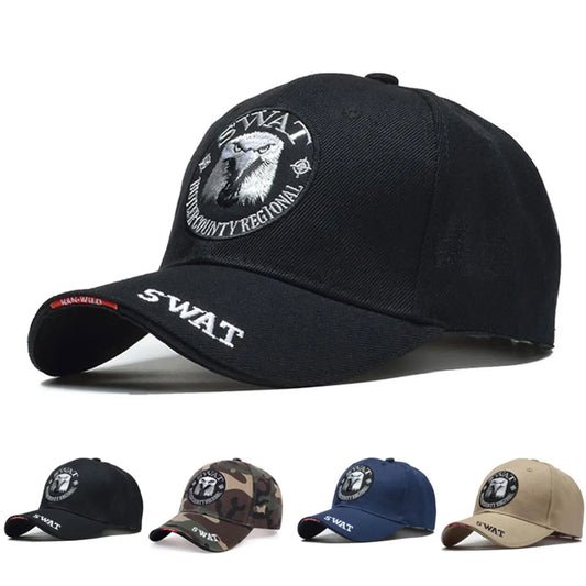 1piece Unisex SWAT Eagle Embroidered Baseball Cap