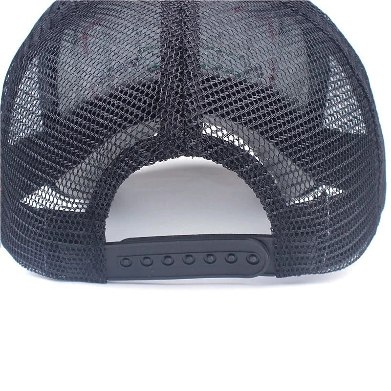 Spring And Summer Mesh Embroidery Letter Awesome Baseball Cap Women's