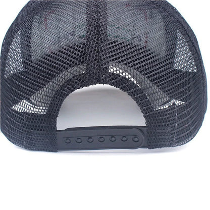 Spring And Summer Mesh Embroidery Letter Awesome Baseball Cap Women's