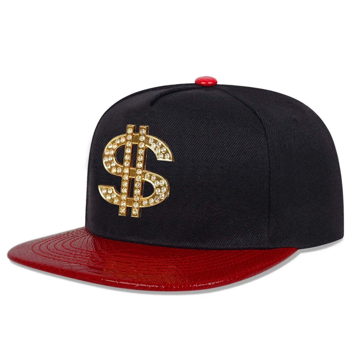 Unisex Diamond USD Letter Label Baseball Hats Spring Autumn