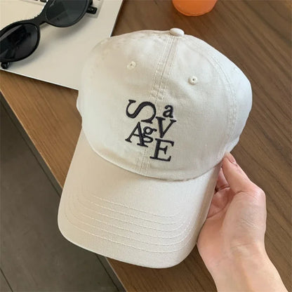 Unisex Letter Embroidery Baseball Caps