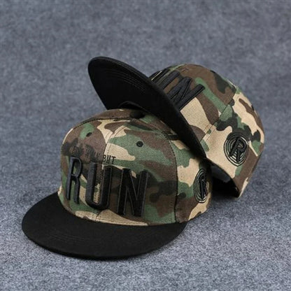 Men's Letter Embroidery Tide All-Match Flat Brim Baseball Cap Ladies Summer