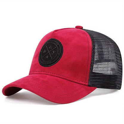 Summer Mesh Baseball Cap Women Men Enjoy Life Letter Patch Snapback Hat