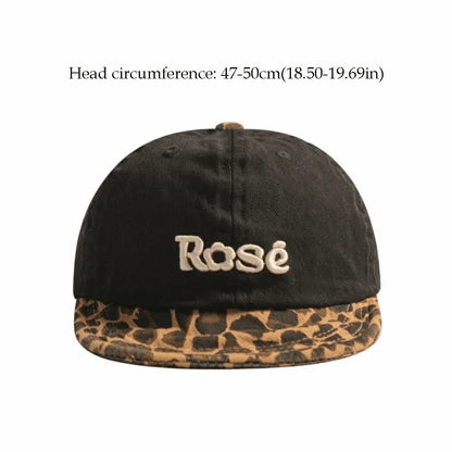 Cute Versatile Baby Baseball Cap Leopard Print Soft Visor Toddler Hat